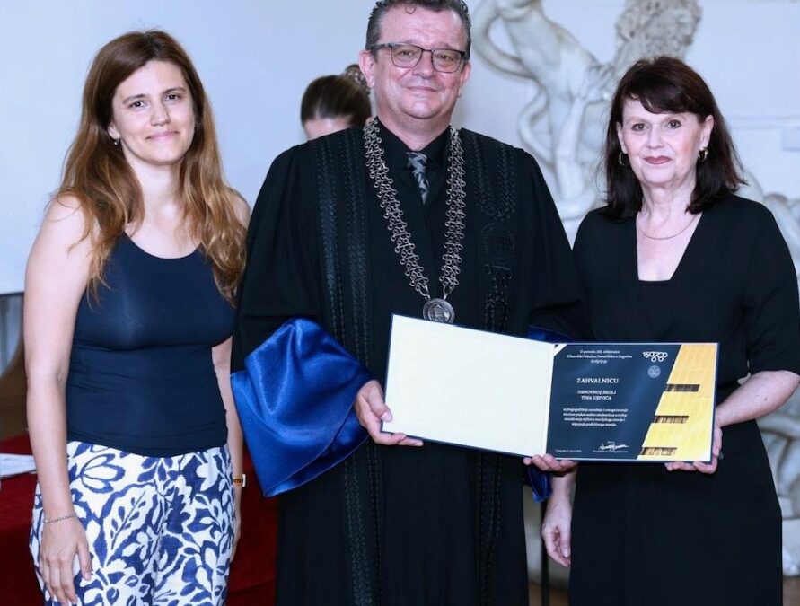 Zahvalnica našoj školi