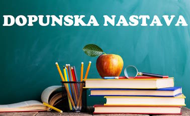Raspored dopunske nastave