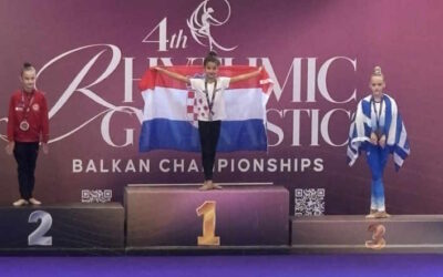 Povijesni uspjeh naše učenice Tije Mahmoud Elhaty Hosny na Prvenstvu Balkana u ritmičkoj gimnastici!